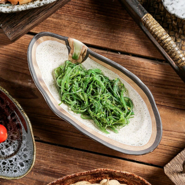 Artisan Shell Serving Plates