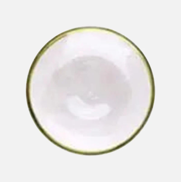 Aurora Gold Edge Glass Plate & Bowl