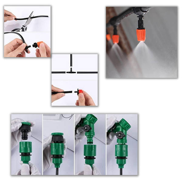 Drip Irrigation Kit for Efficient Watering and Healthier Plants