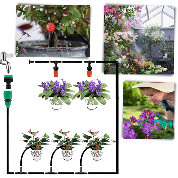 Drip Irrigation Kit for Efficient Watering and Healthier Plants