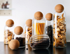 Autum Cork Rigged Glass Storage Jars