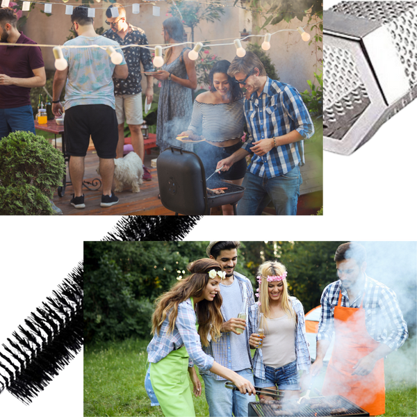 Hexagonal Barbecue Smoke Generator Delivers Rich Smoky Flavor For Grills