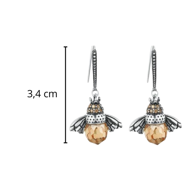 Bee Shaped Earrings Lightweight Durable Tarnish Free Everyday Wear