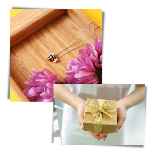 Bee Pendant Necklace With Durable Material And Bright Colors