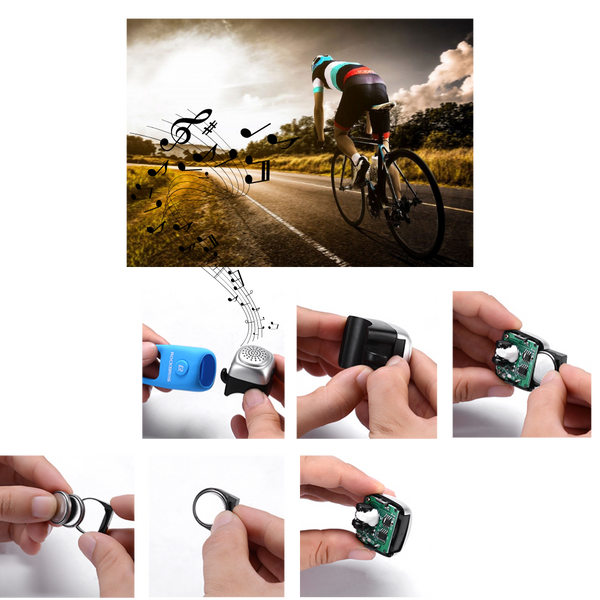 Waterproof Bike Horn Delivers 110dB Sound For Safer Rides
