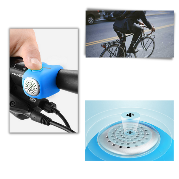 Waterproof Bike Horn Delivers 110dB Sound For Safer Rides