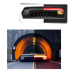 Bike Tail Light With Auto Brake Detection And Turn Indicators
