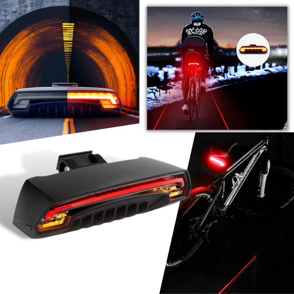 Bike Tail Light With Auto Brake Detection And Turn Indicators