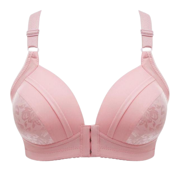 Wireless Push Up Bra With Front Clasp For Posture And Comfort