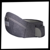 Ergonomic Baby Hip Carrier With Cushioned Support And Side Pockets
