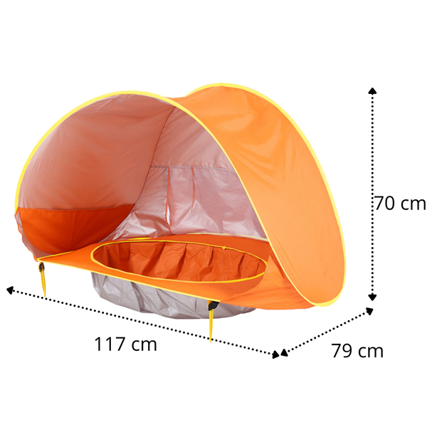Premium Portable Baby Beach Tent With UV Protection Mini Pool