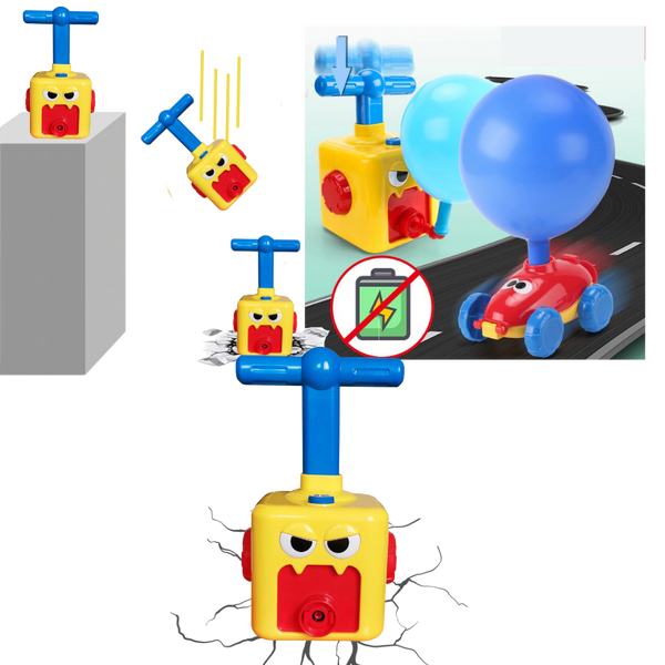 Balloon Car Launcher For Safe, Educational Play No Batteries Required