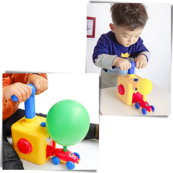 Balloon Car Launcher For Safe, Educational Play No Batteries Required