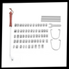 BBQ Marking Iron With 55 Interchangeable Letters For Meat Branding