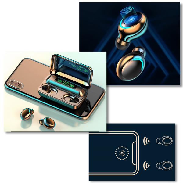 Premium Bluetooth Earbuds With Long Battery Life And Smart Charging Case