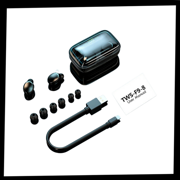 Premium Bluetooth Earbuds With Long Battery Life And Smart Charging Case