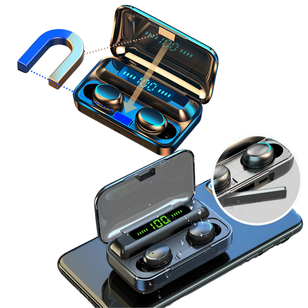 Premium Bluetooth Earbuds With Long Battery Life And Smart Charging Case