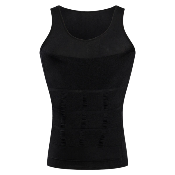 Premium Compression Undershirt For Chest And Midsection Slimming