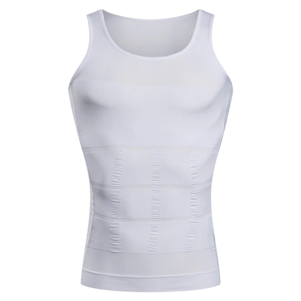 Premium Compression Undershirt For Chest And Midsection Slimming