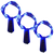 Wine Bottle LED Cork Lights Pack of Three for Ambient Decor