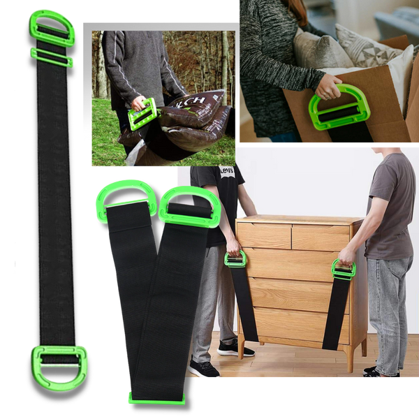 Adjustable Heavy Duty Lifting Strap For Safe Easy Transport 4 Inch Wide