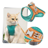 Pet Soft Vest Harness And Leash Set With Reflective Strips For Night Safety