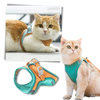 Pet Soft Vest Harness And Leash Set With Reflective Strips For Night Safety