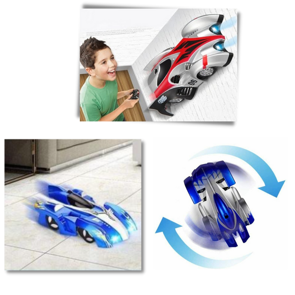 Wall Climbing RC Car With Infrared Remote And Led Lights