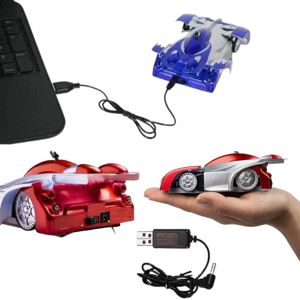 Wall Climbing RC Car With Infrared Remote And Led Lights