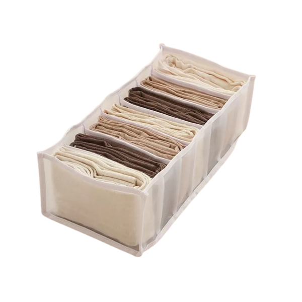 Compact Breathable Mesh Wardrobe Organizer for Clothes and Accessories