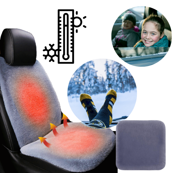 Lux Plush Car Seat Covers for Winter Warmth and Seat Protection