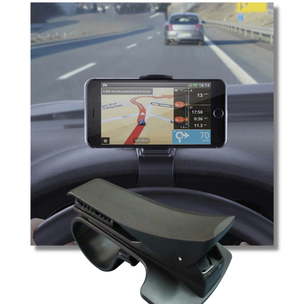 Car Dashboard Phone Mount With Adjustable Angle For Safer Driving