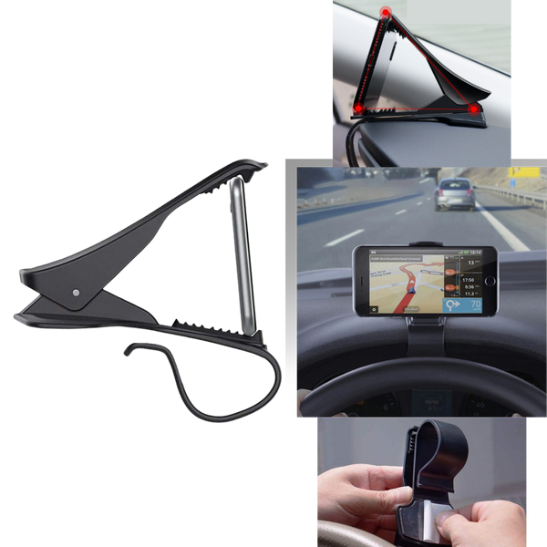 Car Dashboard Phone Mount With Adjustable Angle For Safer Driving