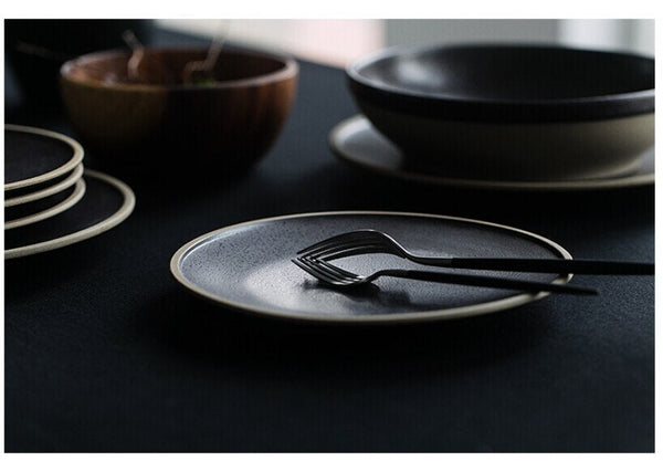Carbon Ceramic Dinner Plates