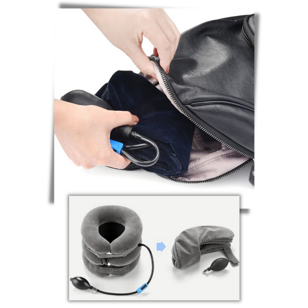 Adjustable Inflatable Cervical Traction Collar for Neck Pain Relief