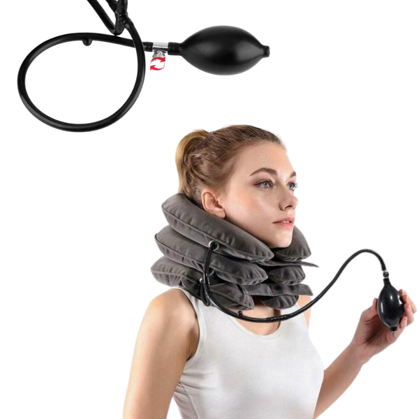 Adjustable Inflatable Cervical Traction Collar for Neck Pain Relief