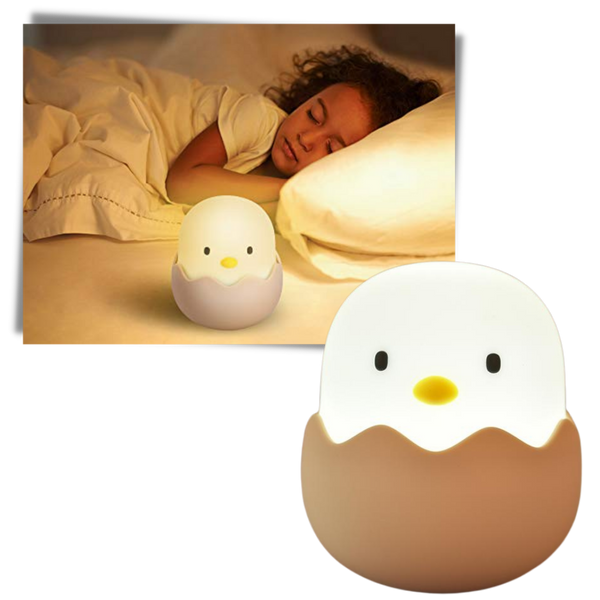 Chick Night Light With Touch Dimming Soothing Warm Glow USB Rechargeable