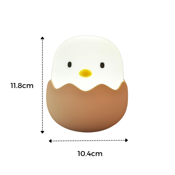 Chick Night Light With Touch Dimming Soothing Warm Glow USB Rechargeable