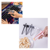 Palm Sized Reusable Finger Chopsticks For Hands Free Work Snacking