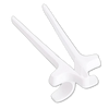 Palm Sized Reusable Finger Chopsticks For Hands Free Work Snacking