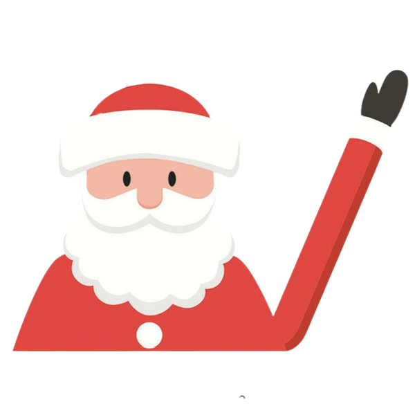 Santa Windscreen Wiper Sticker for Christmas Decor Waterproof Easy Apply