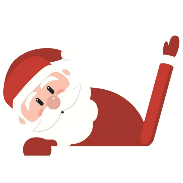Santa Windscreen Wiper Sticker for Christmas Decor Waterproof Easy Apply