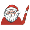 Santa Windscreen Wiper Sticker for Christmas Decor Waterproof Easy Apply