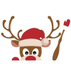 Santa Windscreen Wiper Sticker for Christmas Decor Waterproof Easy Apply