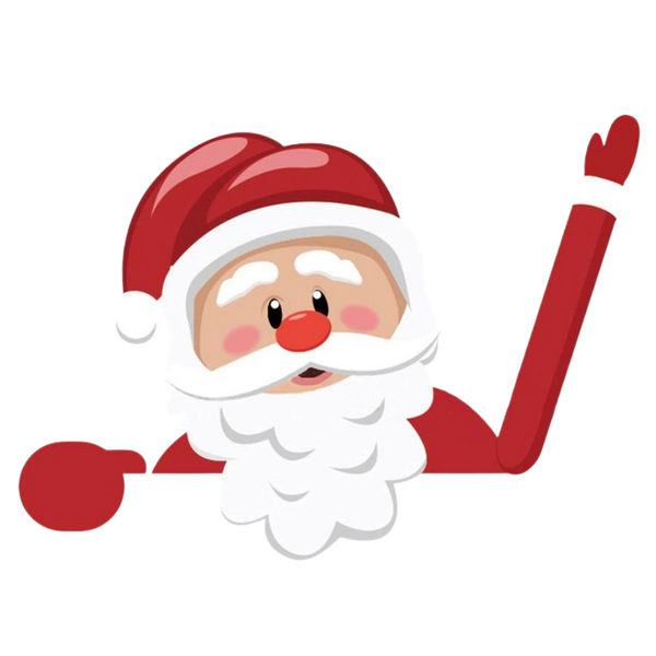 Santa Windscreen Wiper Sticker for Christmas Decor Waterproof Easy Apply