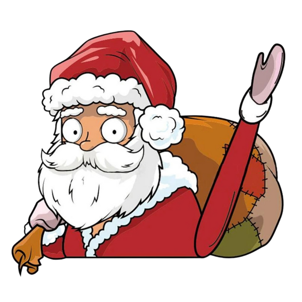 Santa Windscreen Wiper Sticker for Christmas Decor Waterproof Easy Apply