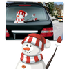 Santa Windscreen Wiper Sticker for Christmas Decor Waterproof Easy Apply