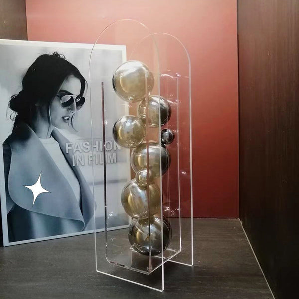 Chrome Rounds Acrylic Accent