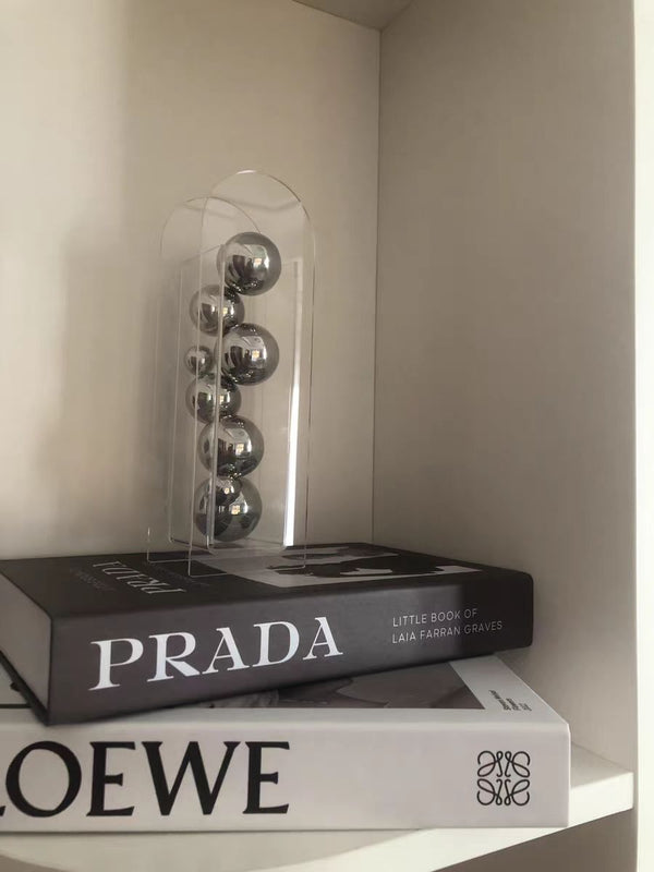 Chrome Rounds Acrylic Accent