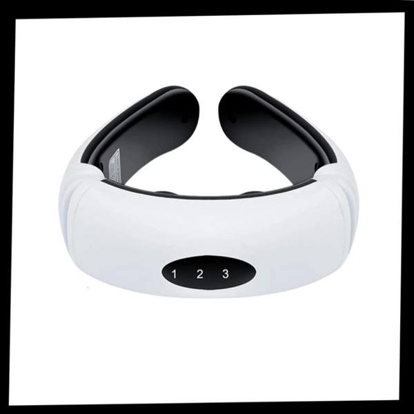 Infrared Heating Neck Massager With Circular Traction For Pain Relief